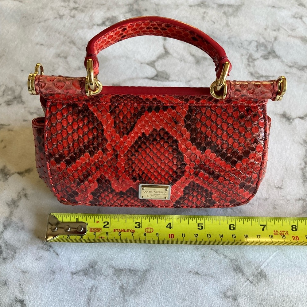 Red Python Miss Sicily Dolce & Gabbana - image 4